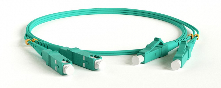 FC-D2-503-LC/PR-SC/PR-H-2M-LSZH-AQ Патч-корд волоконно-оптический многомодовый - YUM