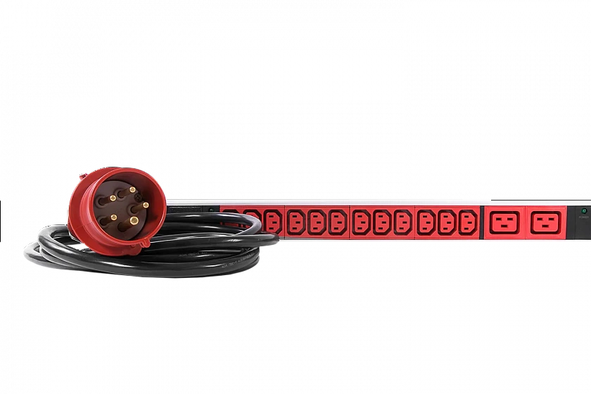 R-MC8-3x16-36C13-6C19-MI-1820-3-3PN Вертикальный блок розеток - YUM