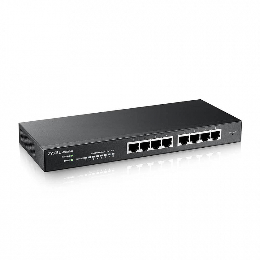 GS1915-8-EU0101F Коммутатор гибридный Smart L2 - YUM