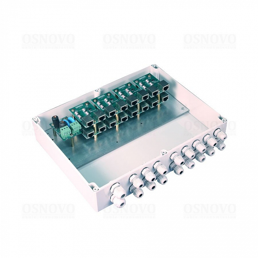 SP-IP8/1000PW Устройство грозозащиты цепей Ethernet - YUM