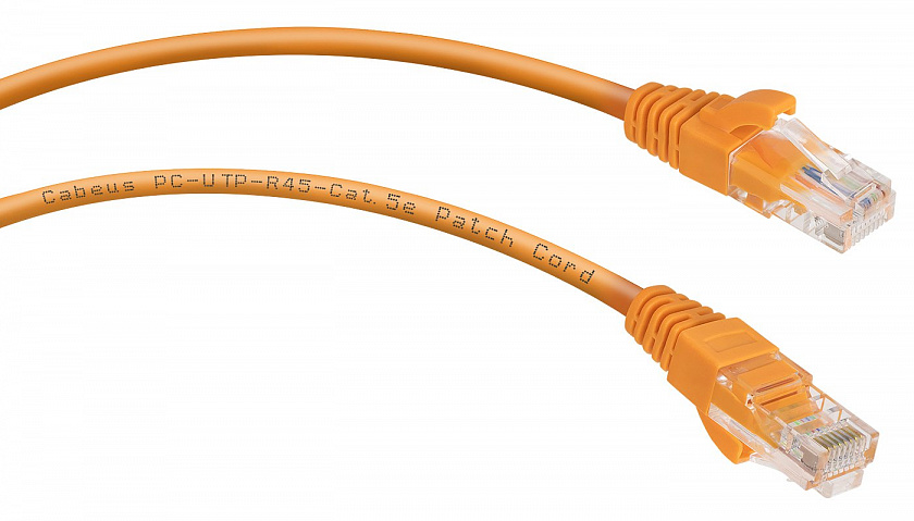 PC-UTP-RJ45-Cat.5e-5m-OR (7690c) Патч-корд медный - YUM