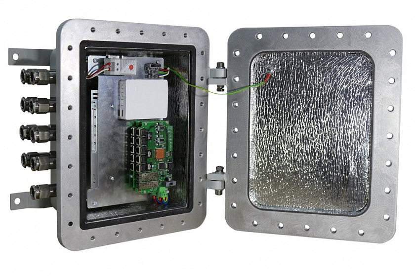 Релион-SW-EXD-A-2G-8Poe+/160W Коммутатор с питанием по PoE взрывозащищенный - YUM