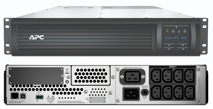 SMT3000RMI2U APC Smart-UPS 3000 ВА Источник бесперебойного питания - YUM