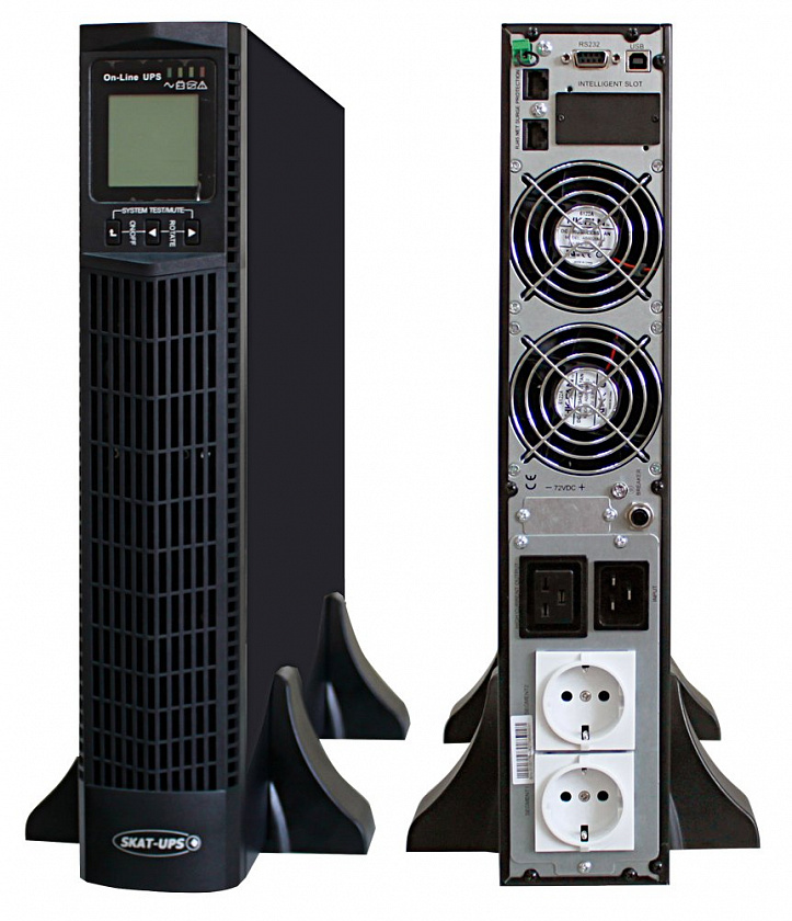 SKAT UPS 3000 RACK + 6х9Ah (483) Бесперебойный источник питания - YUM