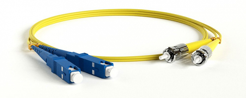 FC-D2-9-SC/UR-ST/UR-H-1M-LSZH-YL Патч-корд волоконно-оптический ST-SC - YUM