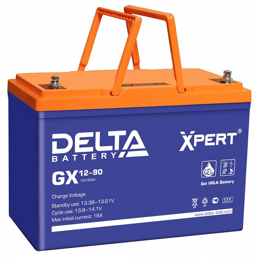 Delta GX 12-90 Аккумулятор герметичный свинцово-кислотный - YUM
