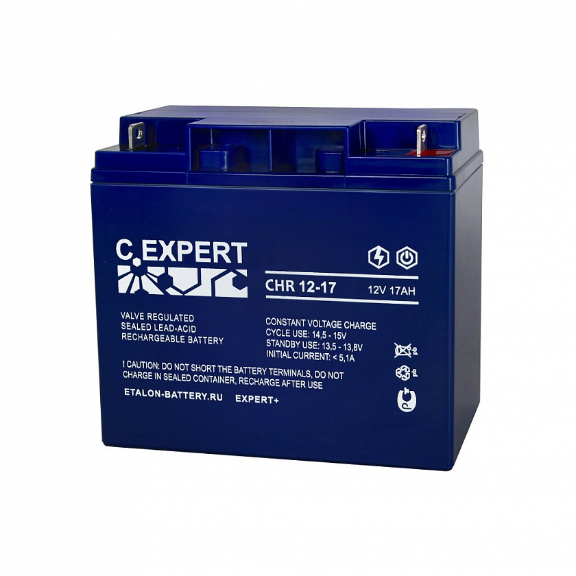 ETALON C.EXPERT CHR 12-17 Аккумулятор герметичный свинцово-кислотный - YUM