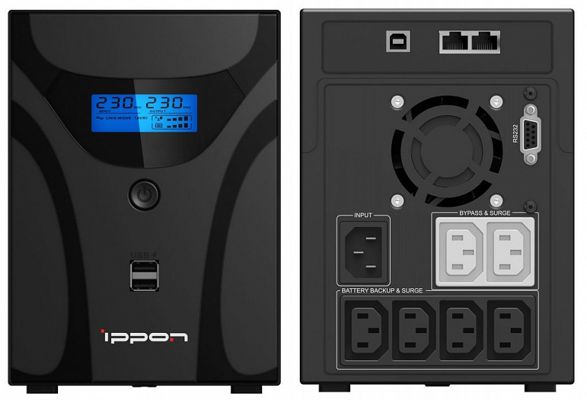 Ippon Smart Power Pro II 1600 (1005588) Источник бесперебойного питания - YUM