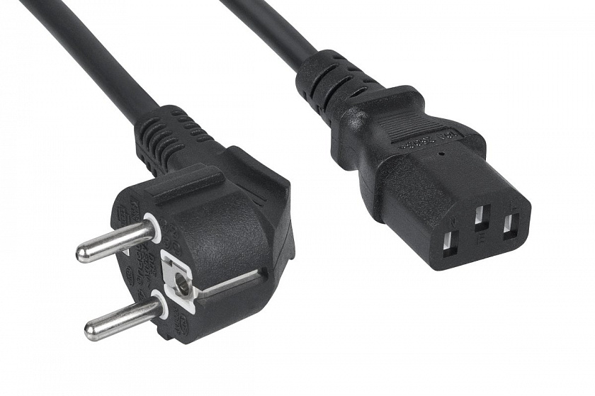 PC-186-VDE-1.0-3M (10810c) Кабель питания - YUM