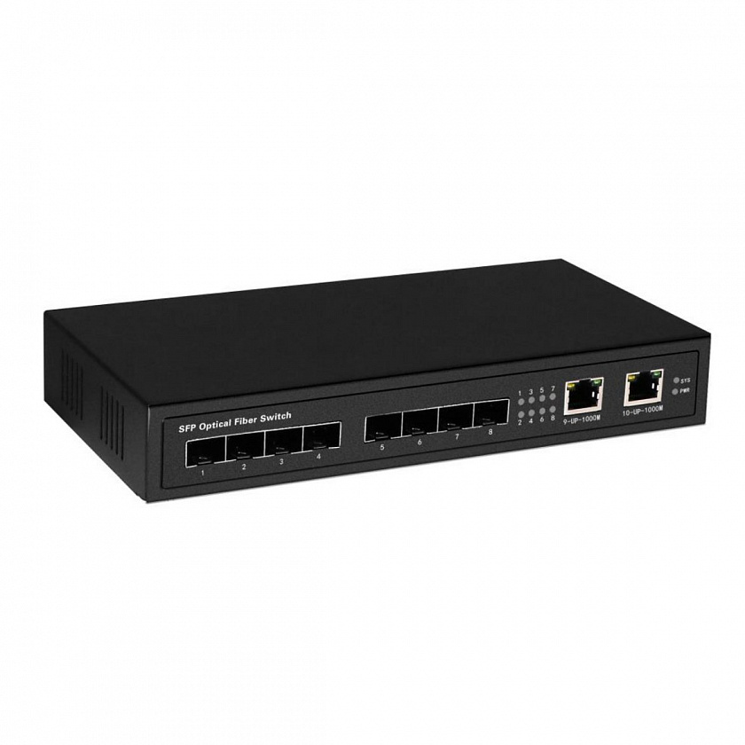 SW-7028 Неуправляемый коммутатор Fast Ethernet на 8 портов - YUM