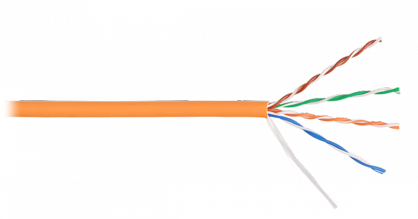 U/UTP 4pair, Cat5e, Solid, In, LSZH (NKL 9100C-OR), витая пара Кабель «витая пара» (LAN) для структурированных систем связи - YUM