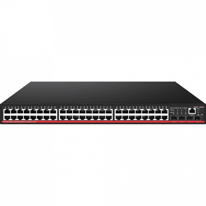 PND-M48GP-4F-L3(800) Коммутатор управляемый оптический 52 портовый - YUM