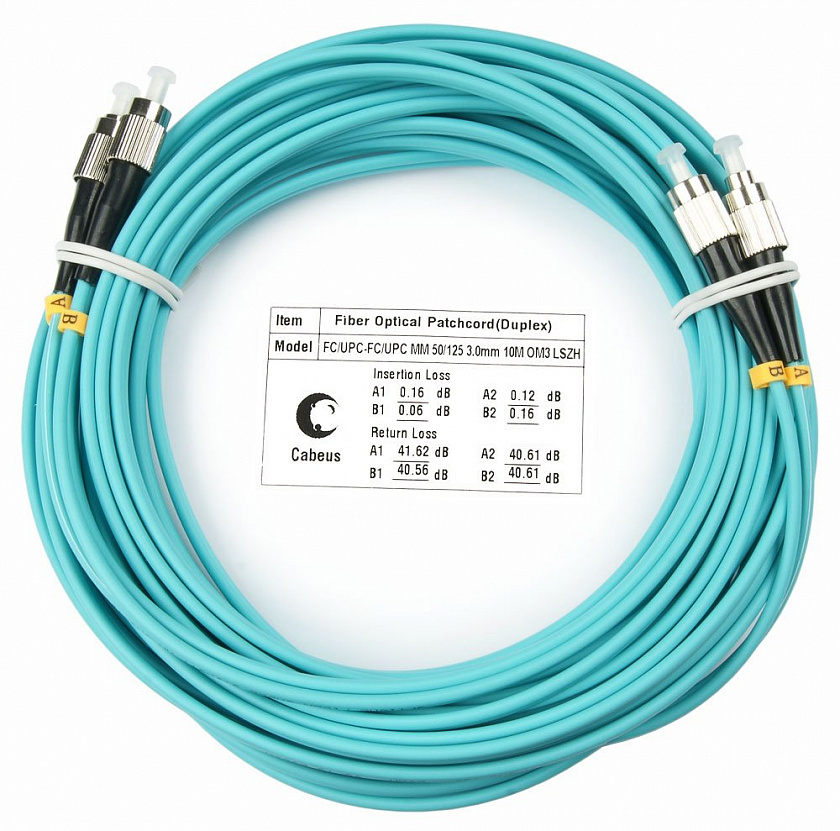 FOP-50-FC-FC-1,5m (8450c) Патч-корд оптический - YUM