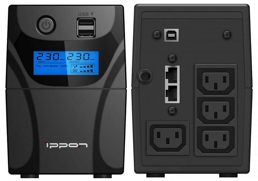 Ippon Back Power Pro II 500 (1030299) Источник бесперебойного питания - YUM