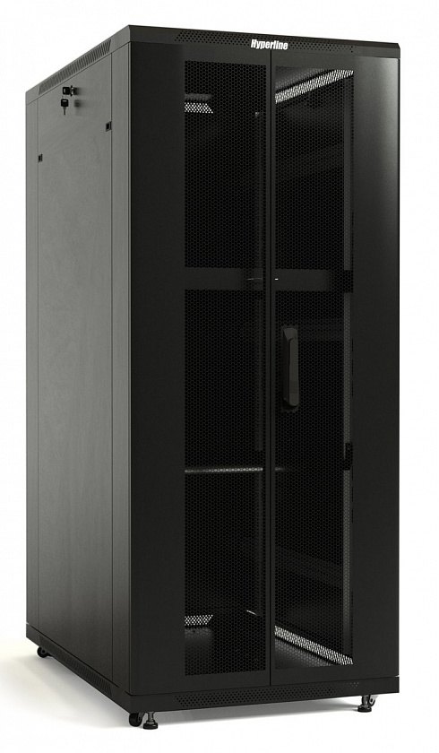 TTB-3282-DD-RAL9004 Шкаф напольный 19", 32U - YUM