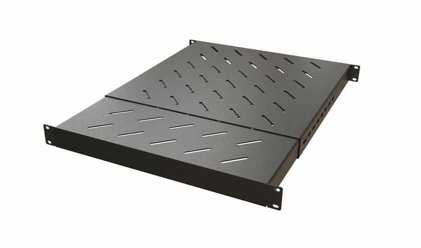 TSD3H-1U-650/1100-RAL9005 Полка 19" - YUM