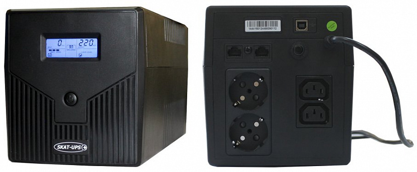 SKAT UPS 1000/600 (456) Бесперебойный источник питания - YUM