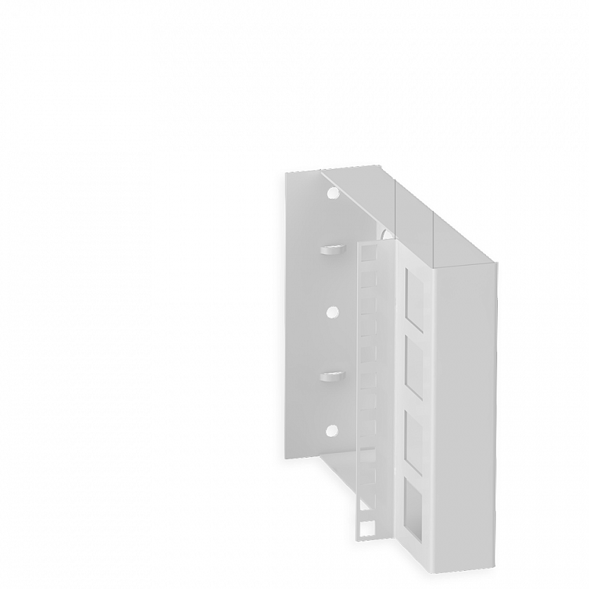 BR 0204.710 (620s) Кронштейн телекоммуникационный настенный 4U 10”-23”, универсальный - YUM