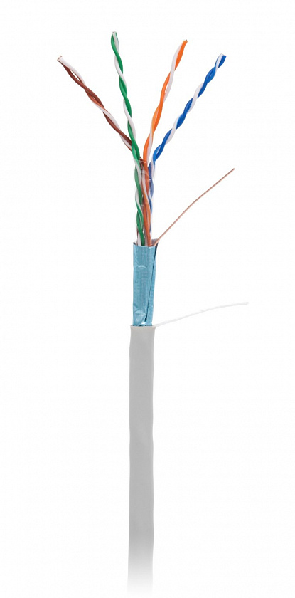 F/UTP 4pair, Cat5e, In, PVC (EC-UF004-5E-PVC-GY) Кабель «витая пара» (LAN) для структурированных систем связи - YUM