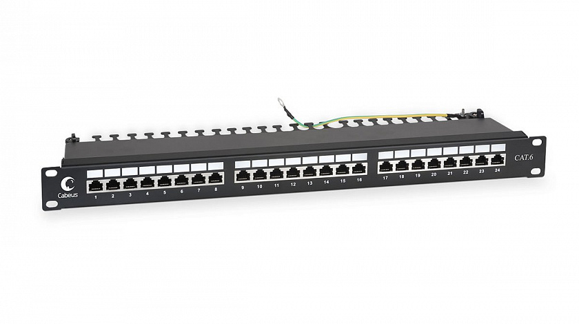 PL-24-Cat.6-SH-Dual (7234c) Патч-панель 19" - YUM
