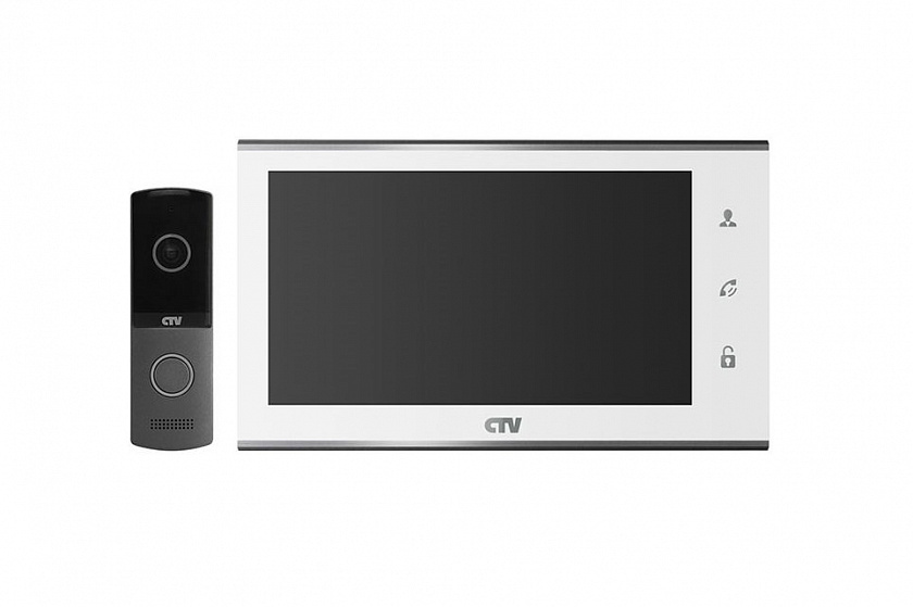 CTV-DP2702MD W (белый) Комплект видеодомофона - YUM