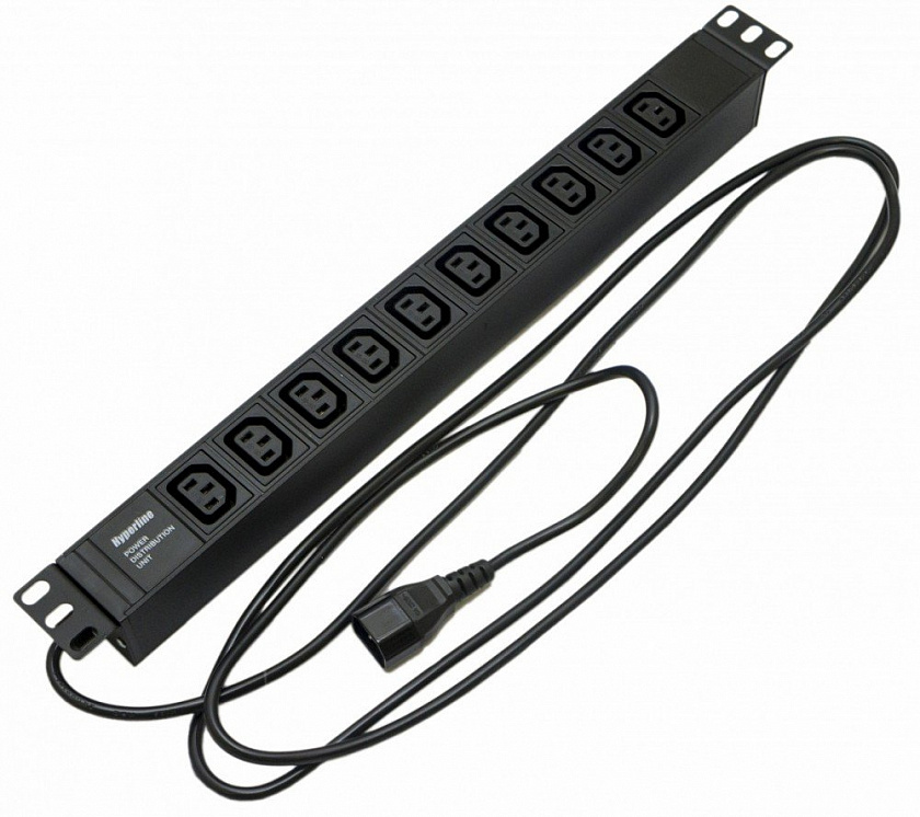 SHE19-10IEC-2.5IEC Блок розеток 19" - YUM