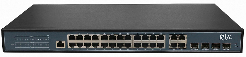 RVi-1NSM24G-4C Коммутатор с питанием по PoE - YUM