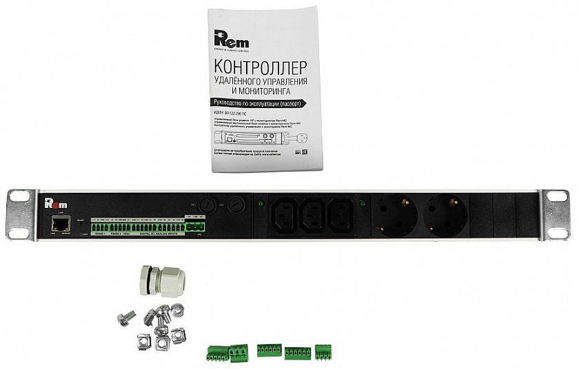 R-MC1-32-2S-3C13-440-K Блок силовых розеток с контроллером - YUM