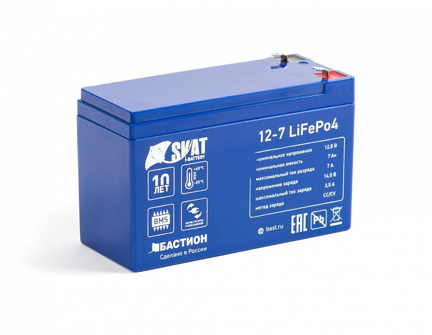 Skat i-Battery 12-7 LiFePo4 (645) Li-Ion аккумулятор - YUM