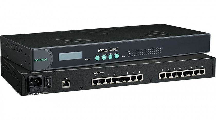 NPort 5650-16 16-портовый преобразователь - YUM
