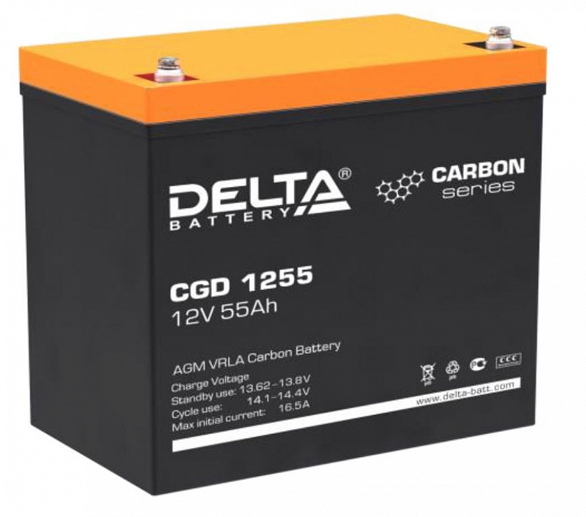 Delta CGD 1255 Аккумулятор герметичный свинцово-кислотный - YUM