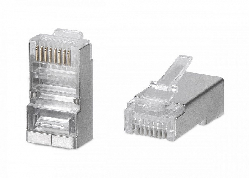 WR-8P8C-5E-SH (100 шт) Разъем RJ-45 - YUM