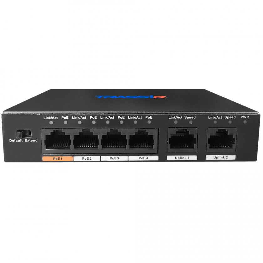 TR-NS1006-60-4POE v2 Коммутатор с РоЕ - YUM
