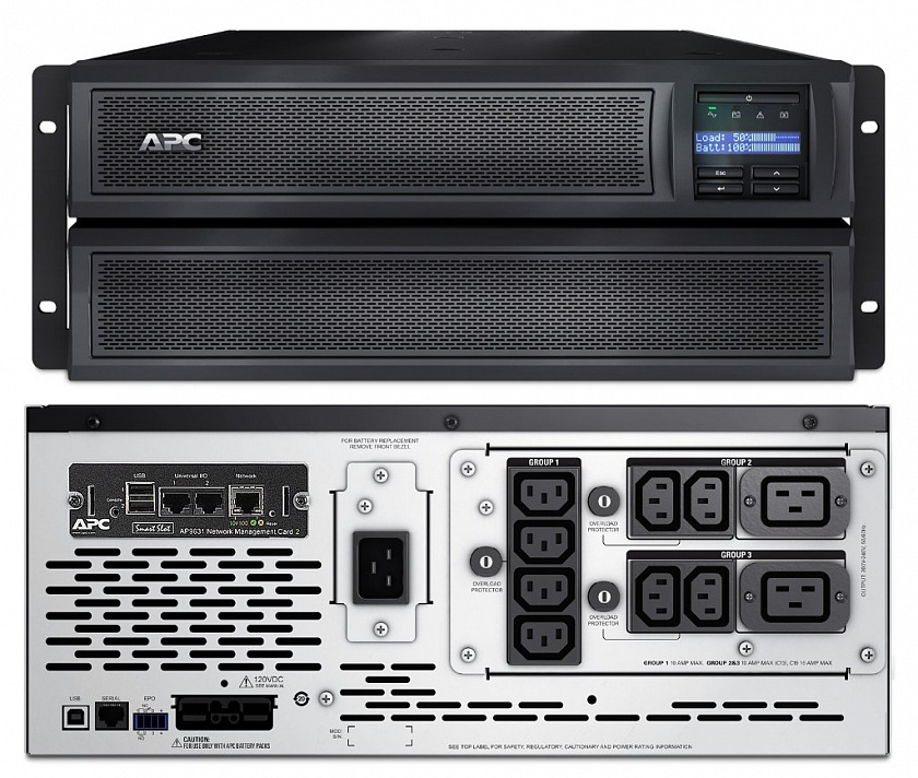 SMX3000HVNC APC Smart-UPS X 3000 ВА Источник бесперебойного питания - YUM