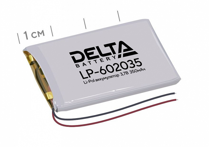 Delta LP-602035 Аккумулятор литий-полимерный призматический - YUM