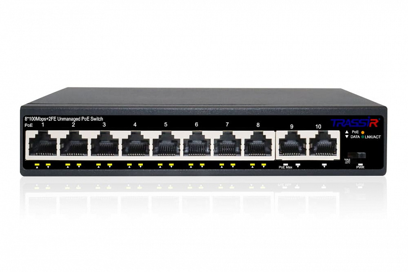 TR-NS1110-105-8POE  Коммутатор с PoE - YUM