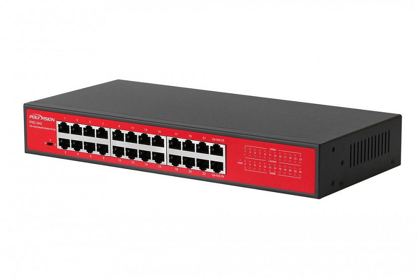 PND-24G Коммутатор неуправляемый 24-портовый - YUM