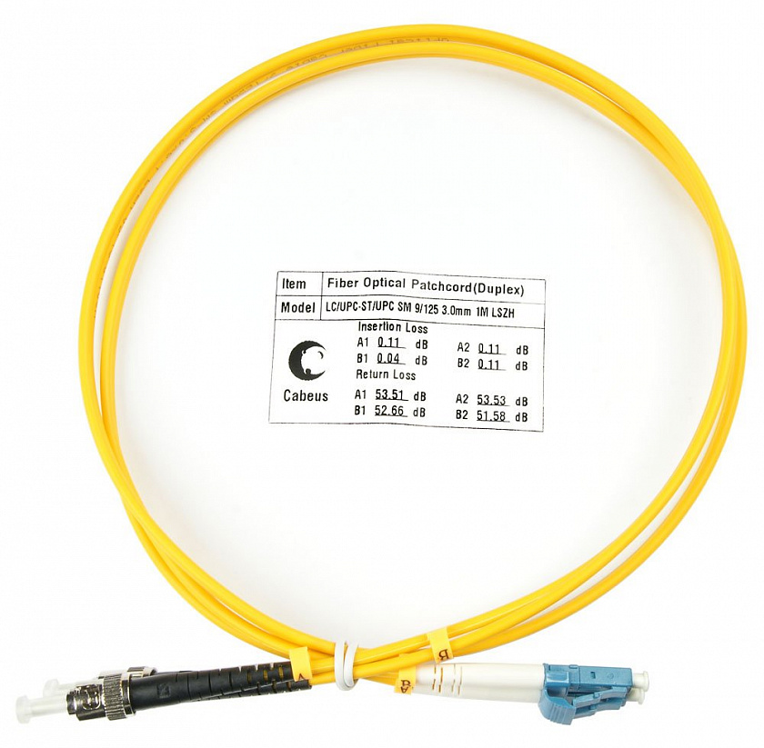 FOP(d)-9-LC-ST-1,5m (8357c) Патч-корд оптический - YUM