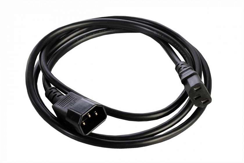 R-10-Cord-C13-C14-1.8 Шнур питания с заземлением - YUM