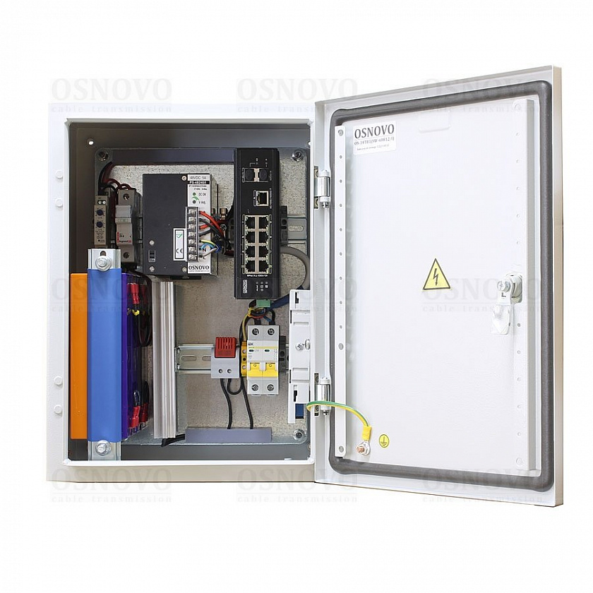 OS-34TB1(SW-60812/I) Уличная станция с термостабилизацией и резервным питанием - YUM