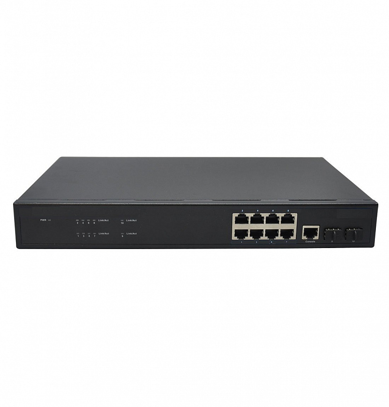 SW-70802/L2 Коммутатор 10-портовый Gigabit Ethernet - YUM