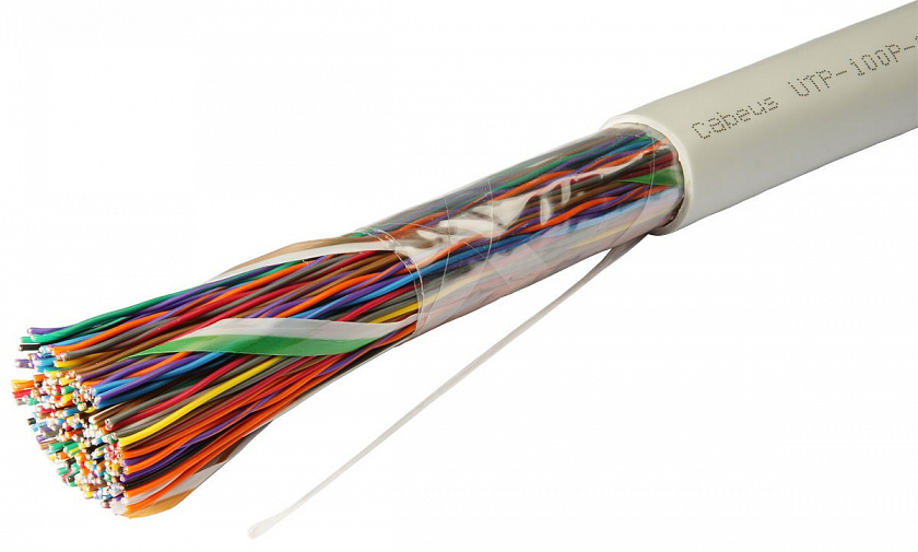 UTP-100P-Cat.3-IN (7284c) Кабель «витая пара» (LAN) для структурированных систем связи - YUM