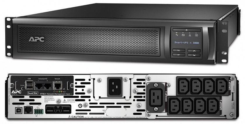 SMX3000RMHV2UNC APC Smart-UPS X 3000 ВА Источник бесперебойного питания - YUM