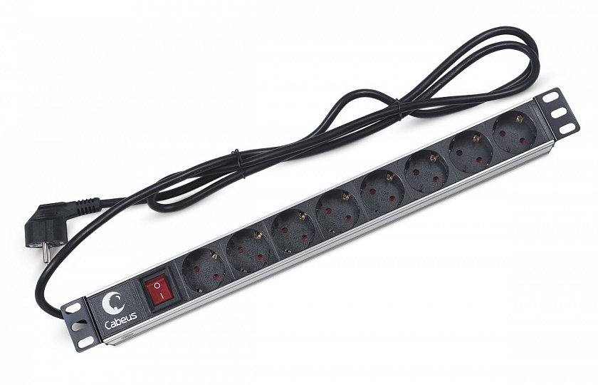 PDU-8P-2EU (7297c) Блок розеток 19" - YUM