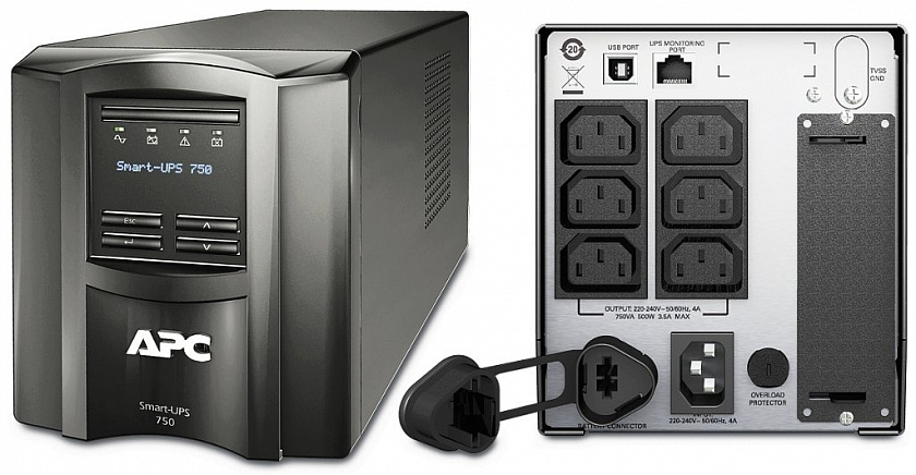SMT750I APC Smart-UPS 750 ВА Источник бесперебойного питания - YUM