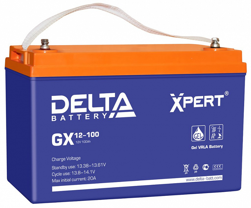 Delta GX 12-100 Аккумулятор герметичный свинцово-кислотный - YUM