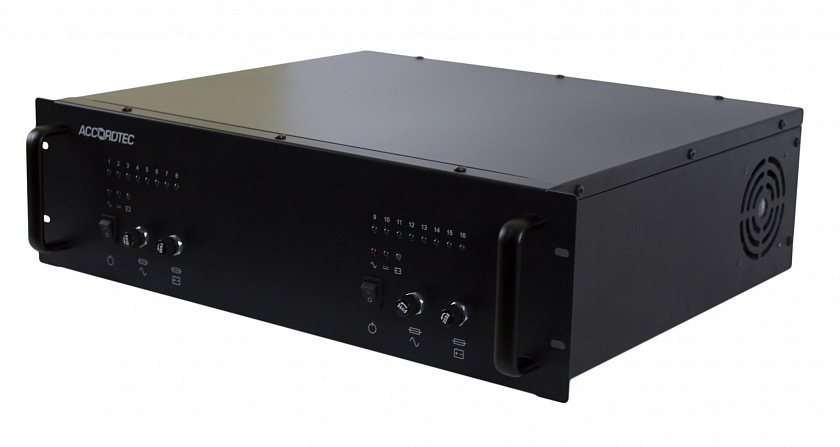 ББП-80х2 v.16 RACK 3U Источник вторичного электропитания - YUM