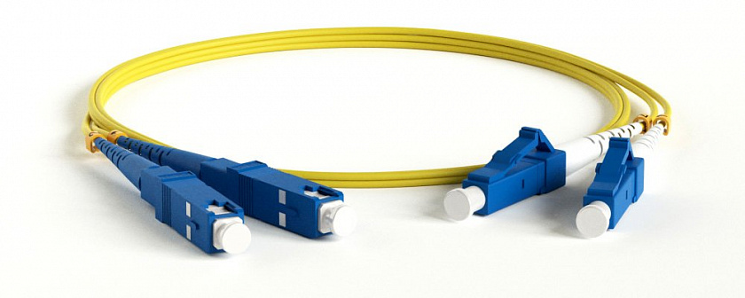 FC-D2-9-LC/UR-SC/UR-H-5M-LSZH-YL Патч-корд волоконно-оптический - YUM