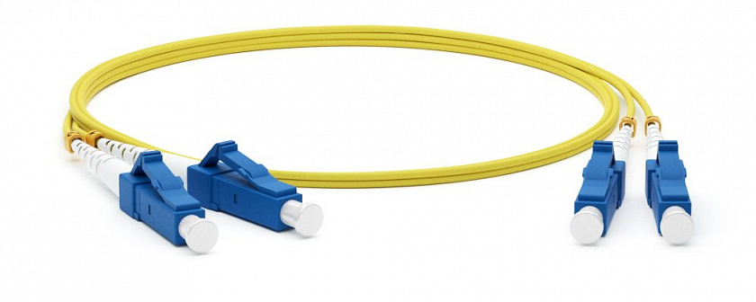 FC-D2-9-LC/UR-LC/UR-H-10M-LSZH-YL Патч-корд волоконно-оптический одномодовый - YUM