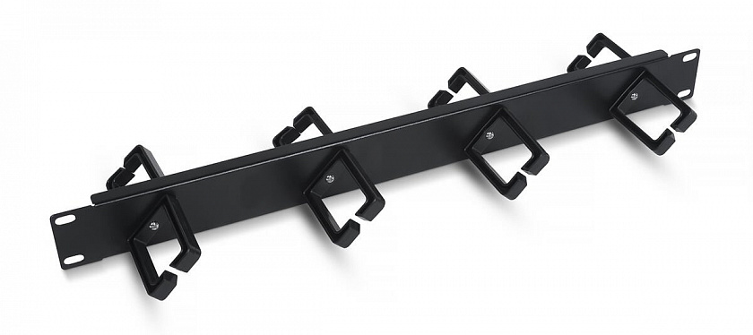 JB08-1U-45-BK (10632c) Кабельный организатор 19" - YUM